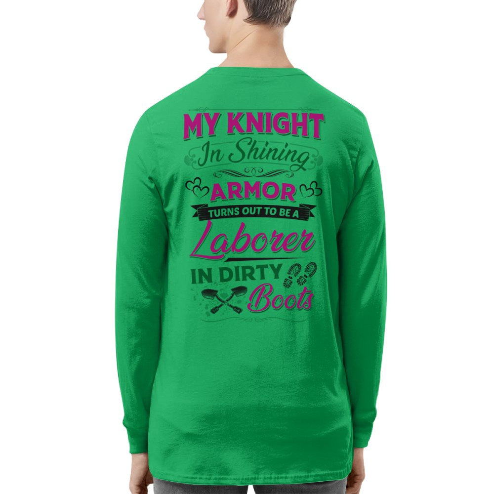Laborer Knight In Shining Armor - Dirty Boots T-Shirt, Hoodie & More - grunx260804-0201