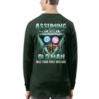 Assuming I'm Just An Old Man HVAC Apparel - Gauge Tool T-Shirt Hoodie & More - grunx260804-0220