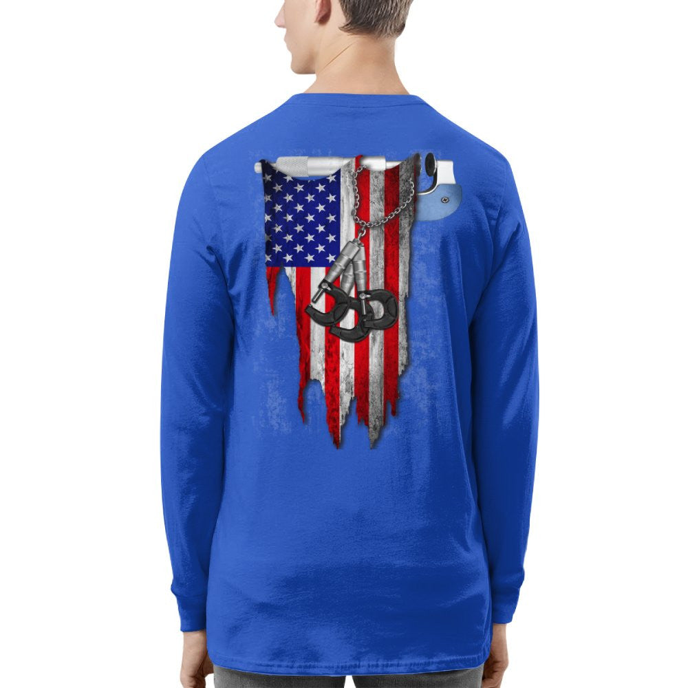 American Pride Machinist Apparel - USA Flag T-Shirt, Hoodie & More - grunx260804-0155