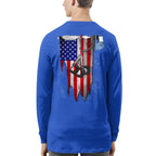 American Pride Machinist Apparel - USA Flag T-Shirt, Hoodie & More - grunx260804-0155