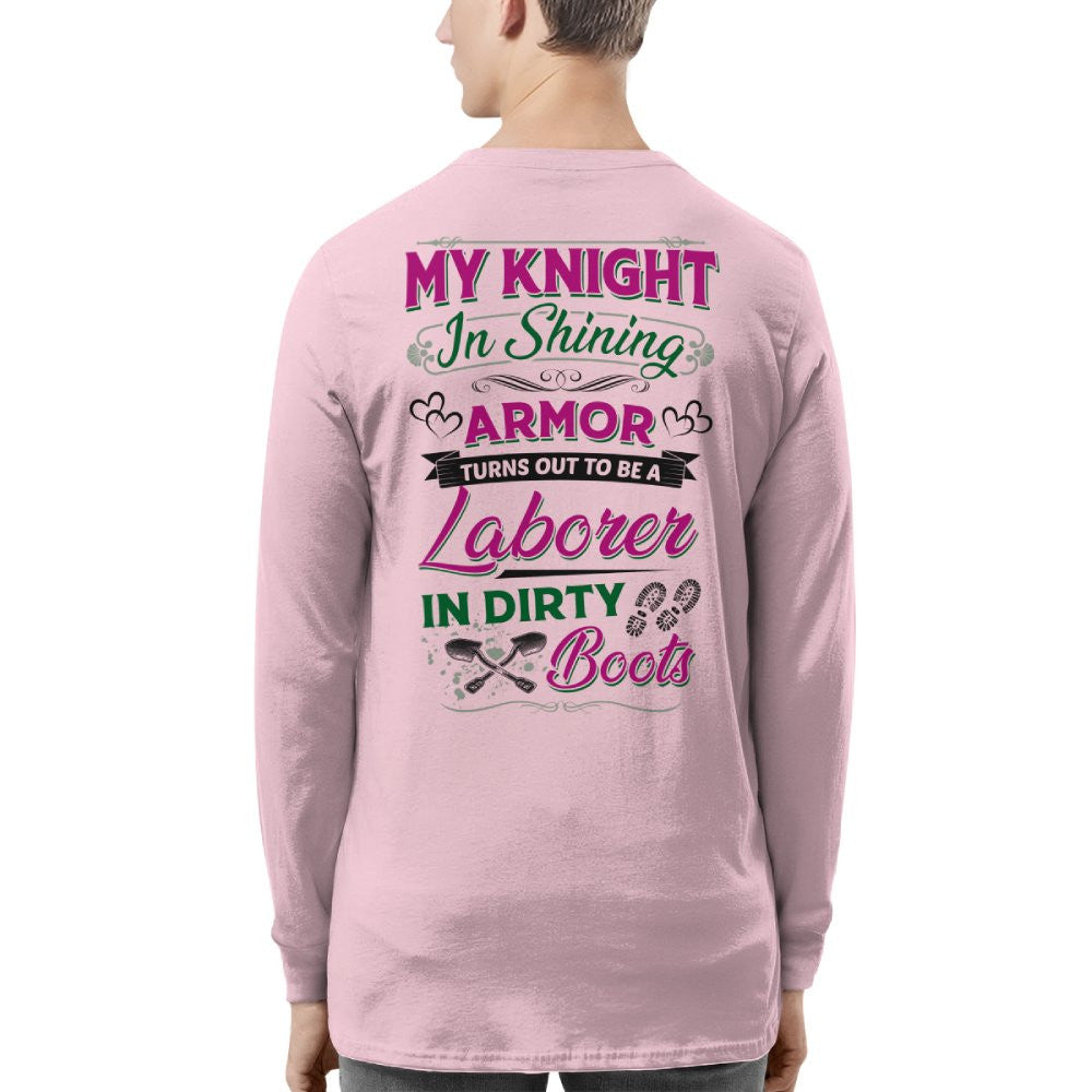 Laborer Knight In Shining Armor - Dirty Boots T-Shirt, Hoodie & More - grunx260804-0201
