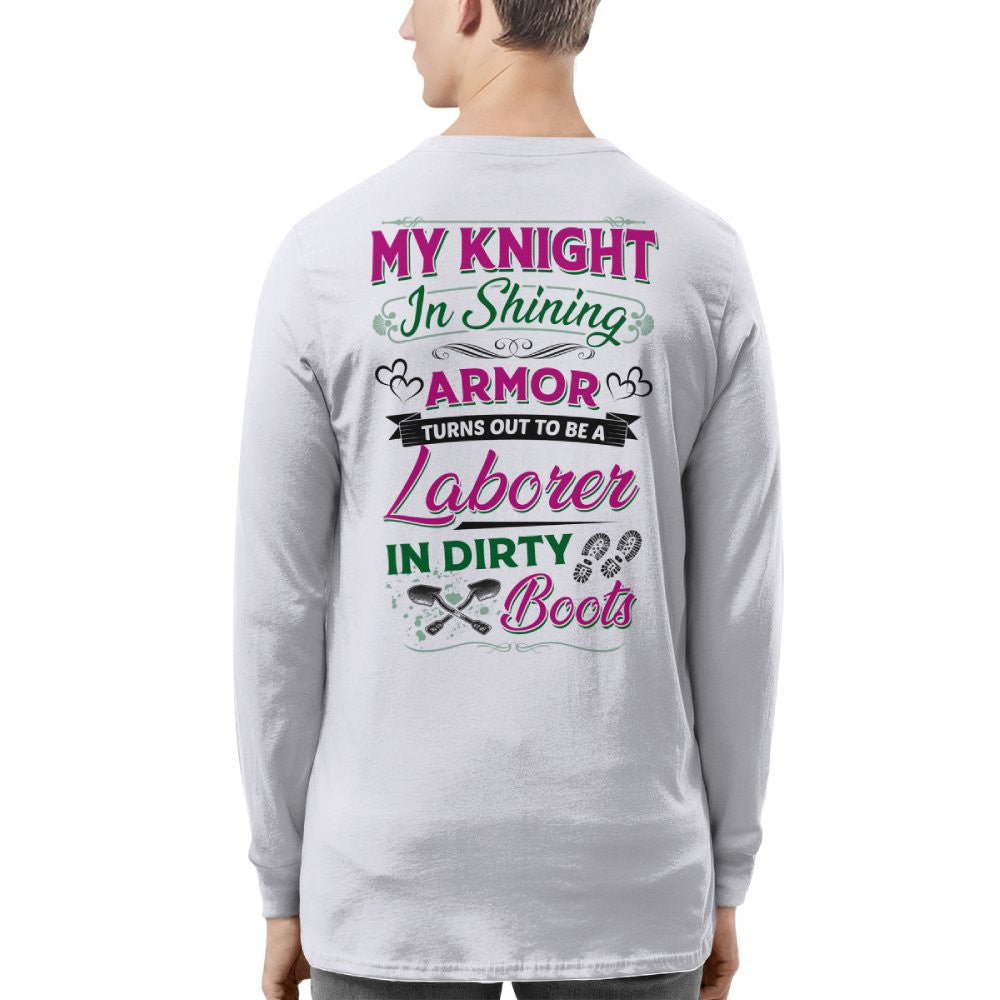 Laborer Knight In Shining Armor - Dirty Boots T-Shirt, Hoodie & More - grunx260804-0201