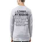 5 Things You Should Know About My Husband Carpenter Apparel - Funny Gift T-Shirt, Hoodie & More - grunx260804-0022