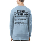 5 Things You Should Know About My Husband Carpenter Apparel - Funny Gift T-Shirt, Hoodie & More - grunx260804-0022