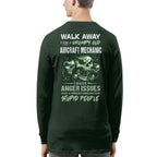 Grumpy Anger Issues - Aircraft Mechanic Skull Warning T-Shirt, Hoodie & More - grunx260804-0178