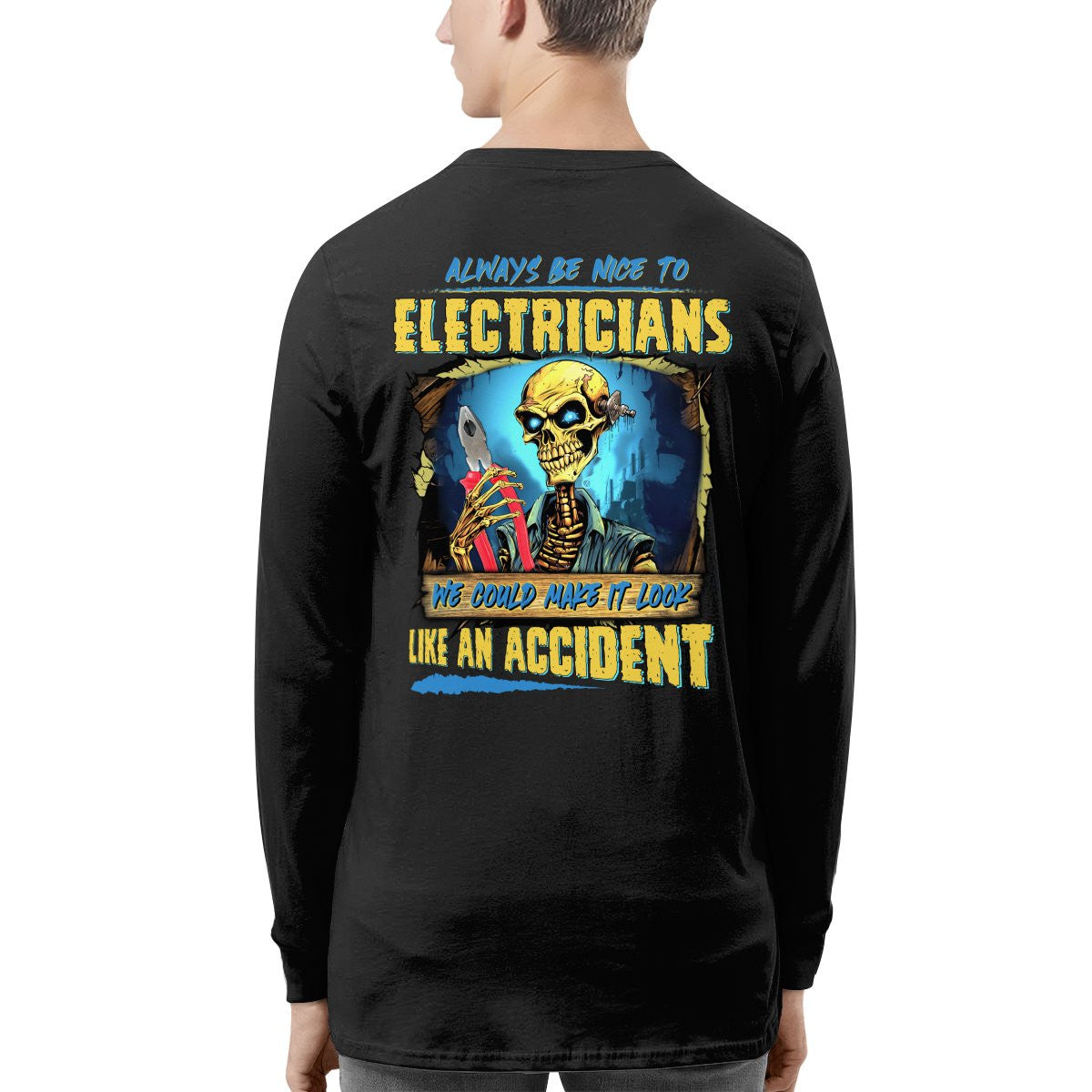 Always be nice to Electricians-Hoodie - grunx260804-0107