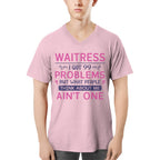 99 Problems Waitress T-Shirts Hoodies Sweatshirts Long Sleeves - grunx260804-0060