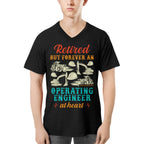Retired But Forever Operating Engineer - Work Pride T-Shirt Hoodie & More - grunx260804-0229