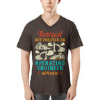 Retired But Forever Operating Engineer - Work Pride T-Shirt Hoodie & More - grunx260804-0229