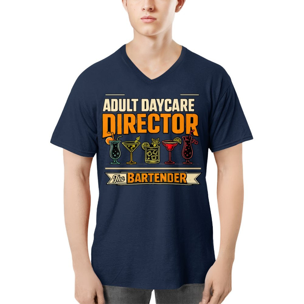 Adult Daycare Director Bartender Apparel - T-Shirt Hoodie & More - grunx260804-0078