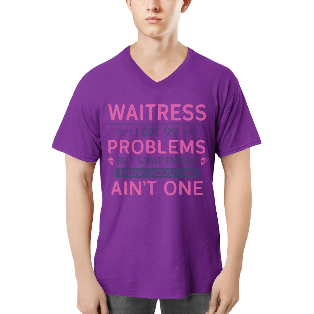 99 Problems Waitress T-Shirts Hoodies Sweatshirts Long Sleeves - grunx260804-0060