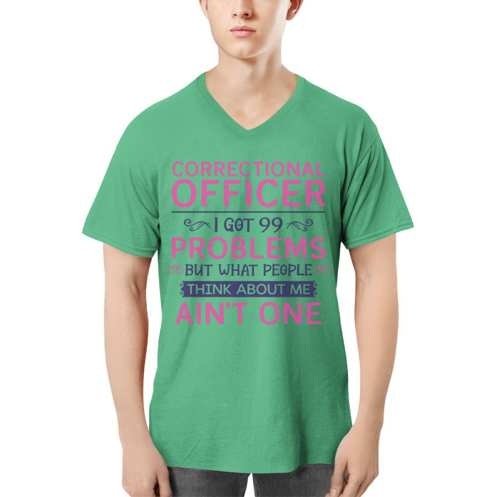 99 Problems Correctional Officer - Ain't One Quote T-Shirt, Hoodie & More - grunx260804-0061