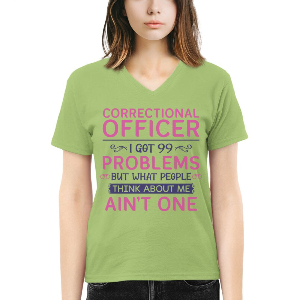 99 Problems Correctional Officer - Ain't One Quote T-Shirt, Hoodie & More - grunx260804-0061