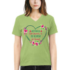 Forever A Teacher - Floral Heart Retired Educator T-Shirt, Hoodie & More - grunx260804-0227