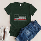 American Flag Chef Apparel - Patriotic Kitchen Crew T-Shirt, Hoodie & More - grunx260804-0143