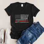American Flag Chef Apparel - Patriotic Kitchen Crew T-Shirt, Hoodie & More - grunx260804-0143