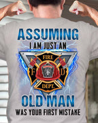 Awesome Firefighter-T-shirt - grunx260804-0148