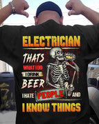 Awesome Electrician-T-shirt - grunx260804-0079