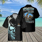 Awesome Heavy Equipment Operator - AOP Pocket Hawaiian Shirt - grunx260804-0176