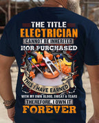Awesome Electrician-T-shirt - grunx260804-0082