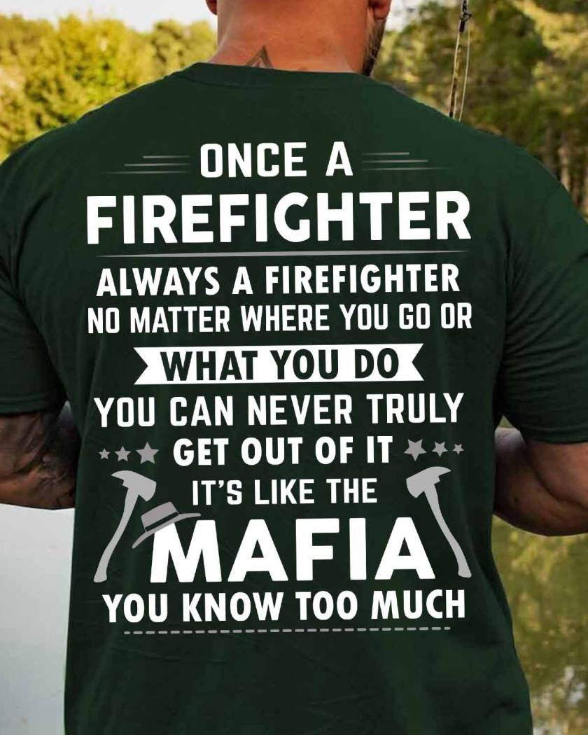 Awesome Firefighter-T-shirt - grunx260804-0156