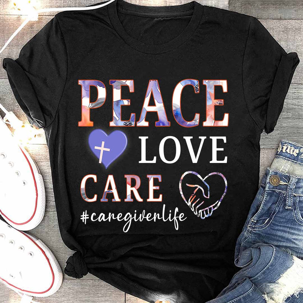 Awesome Caregiver Life-T-shirt-#F020724PEACLO16FCAREZ4