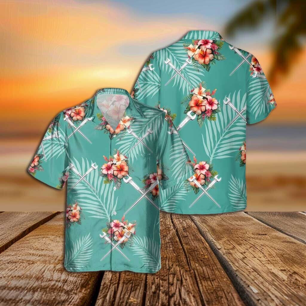 Awesome Ironworker- AOP Pocket Hawaiian Shirt - grunx260804-0268
