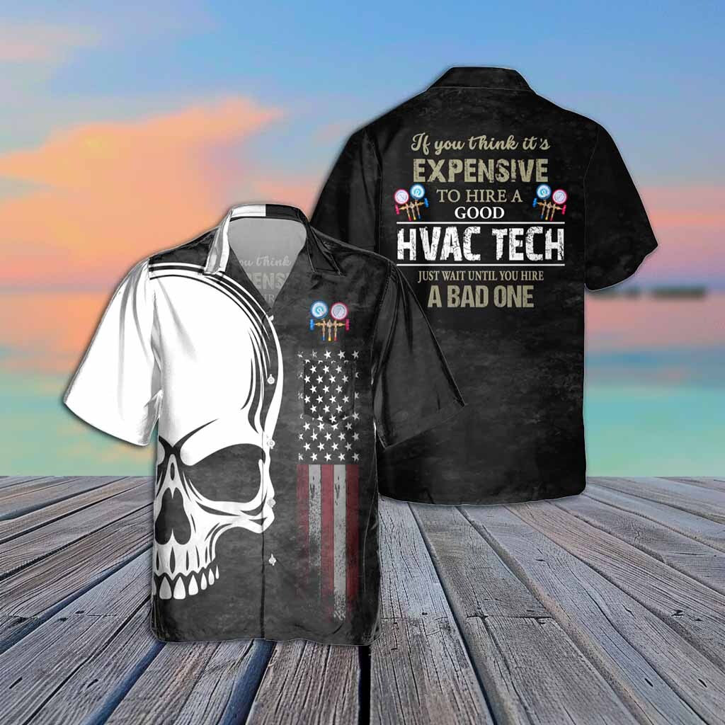 Awesome HVAC Tech- AOP Pocket Hawaiian Shirt - grunx260804-0206
