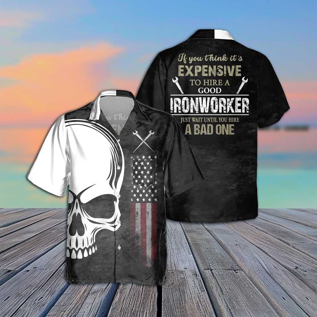 Awesome Ironworker- AOP Pocket Hawaiian Shirt - grunx260804-0270