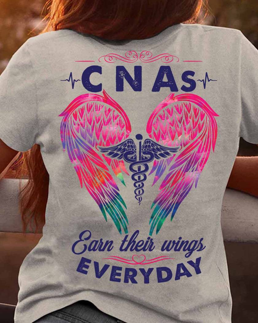 Awesome CNA earn their wings everyday-T-shirt-#F050724EARTH3BCNAZ4