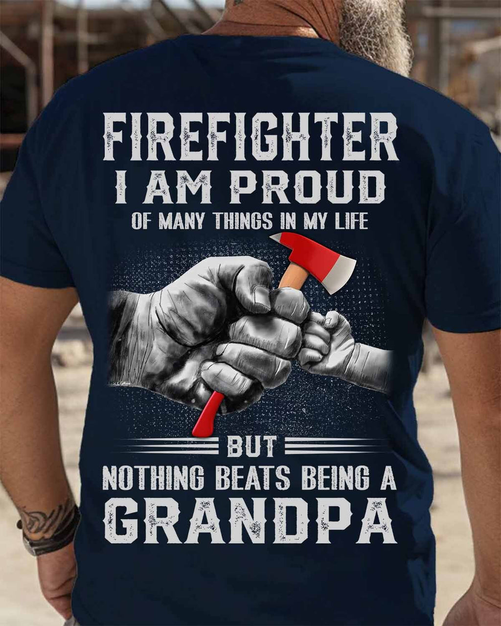 Awesome Firefighter-T-shirt - grunx260804-0147