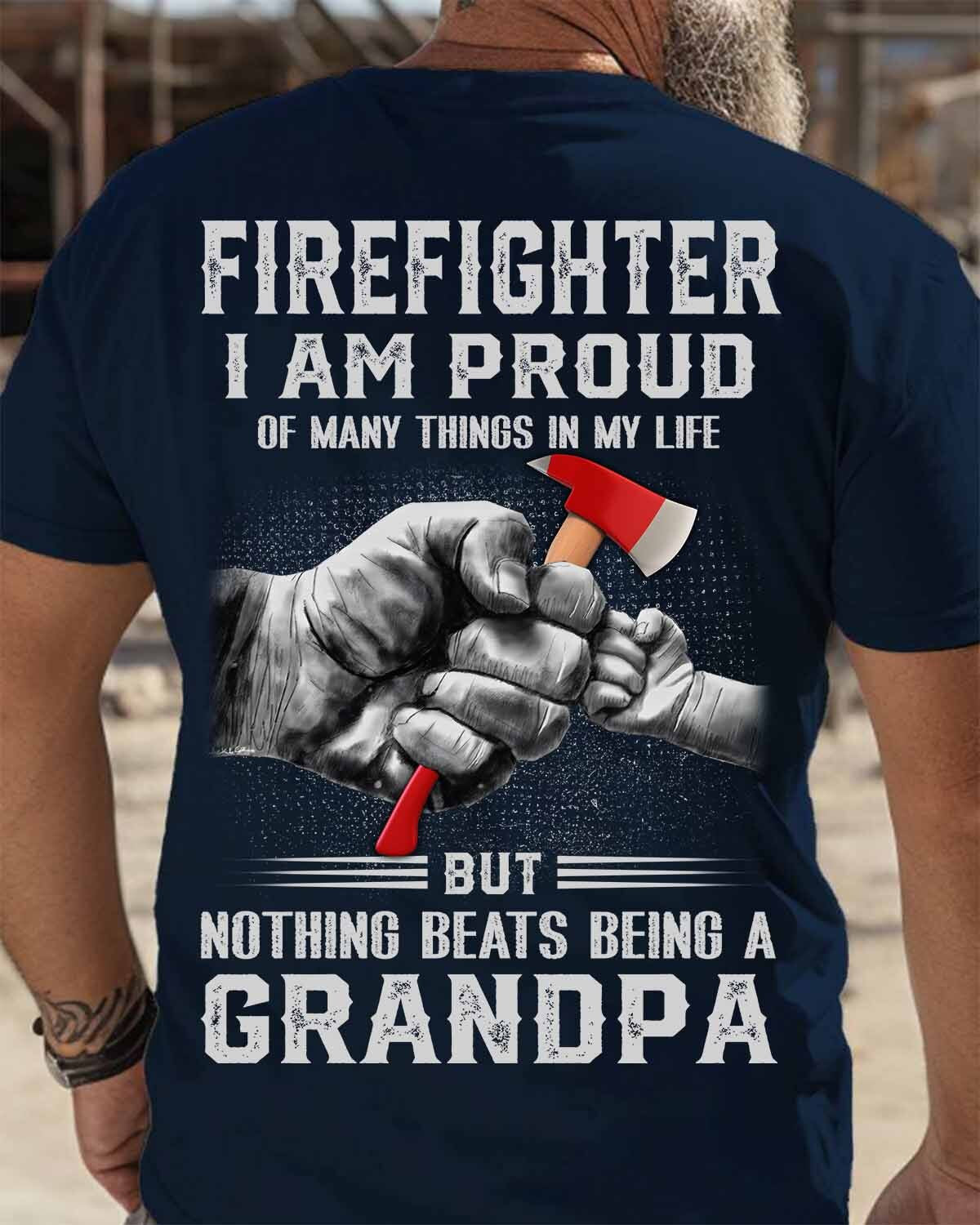 Awesome Firefighter-T-shirt - grunx260804-0147