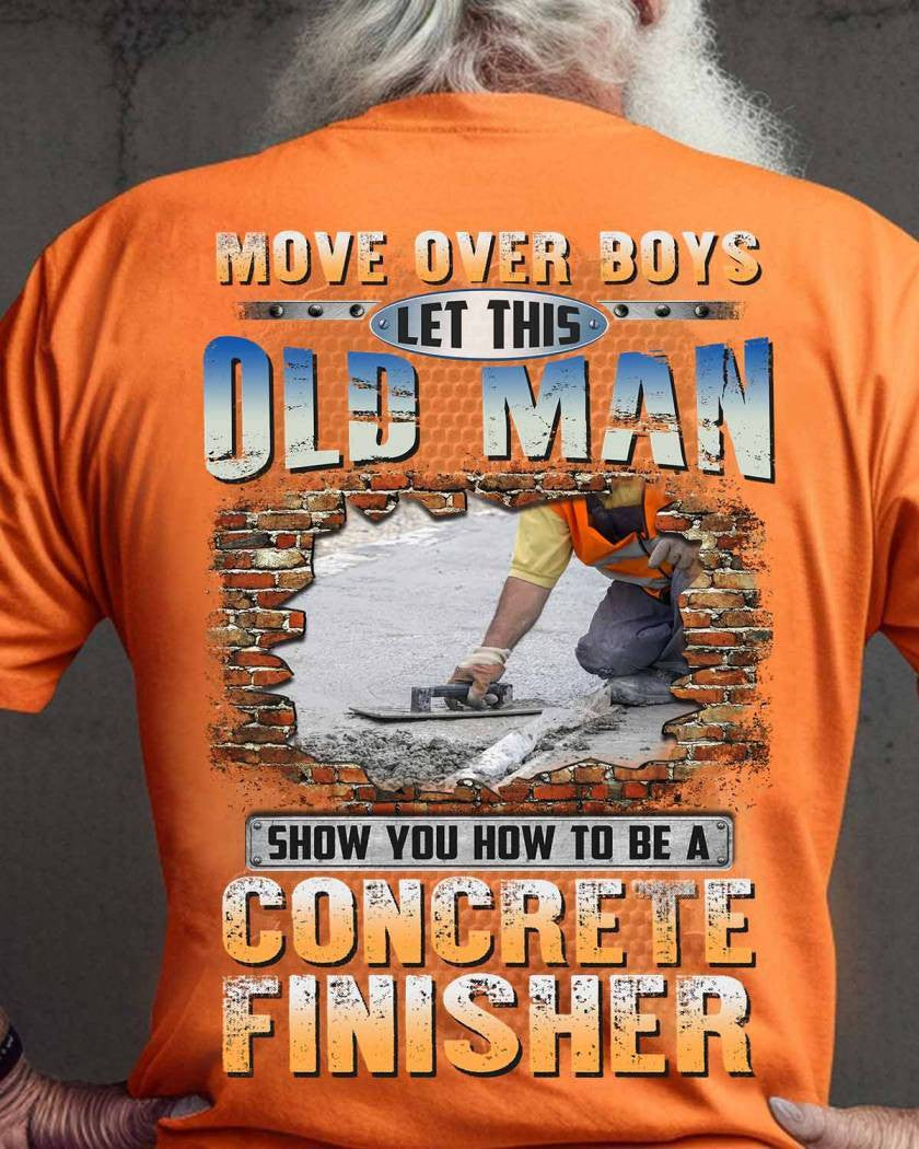 Awesome Concrete Finisher-T-shirt - grunx260804-0004