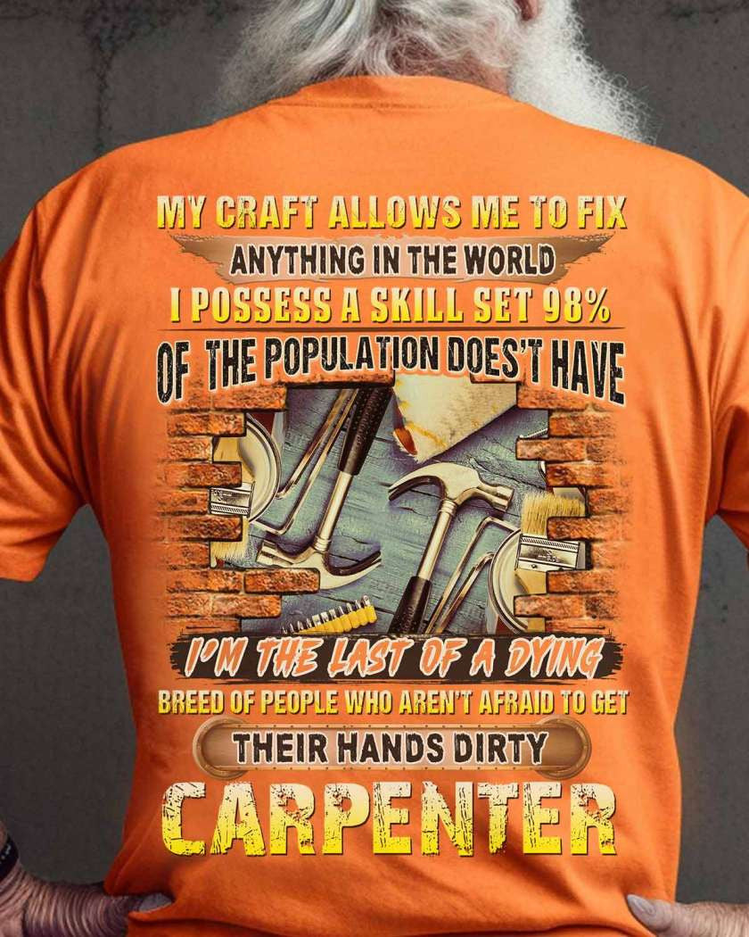 Awesome Carpenter-T-shirt-#M240725CRAFT8BCARPZ6