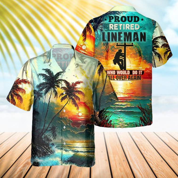 Awesome Lineman - AOP Pocket Hawaiian Shirt - grunx260804-0336