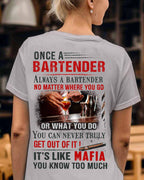 Awesome Bartender It's like mafia-T-shirt - grunx260804-0263