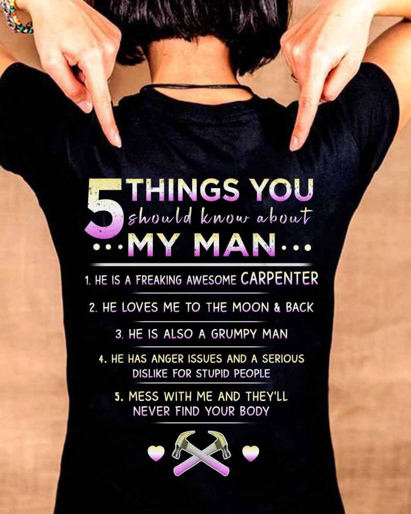 Awesome Carpenter-T-shirt-#M070824FIVTHIN13BCARPZ8