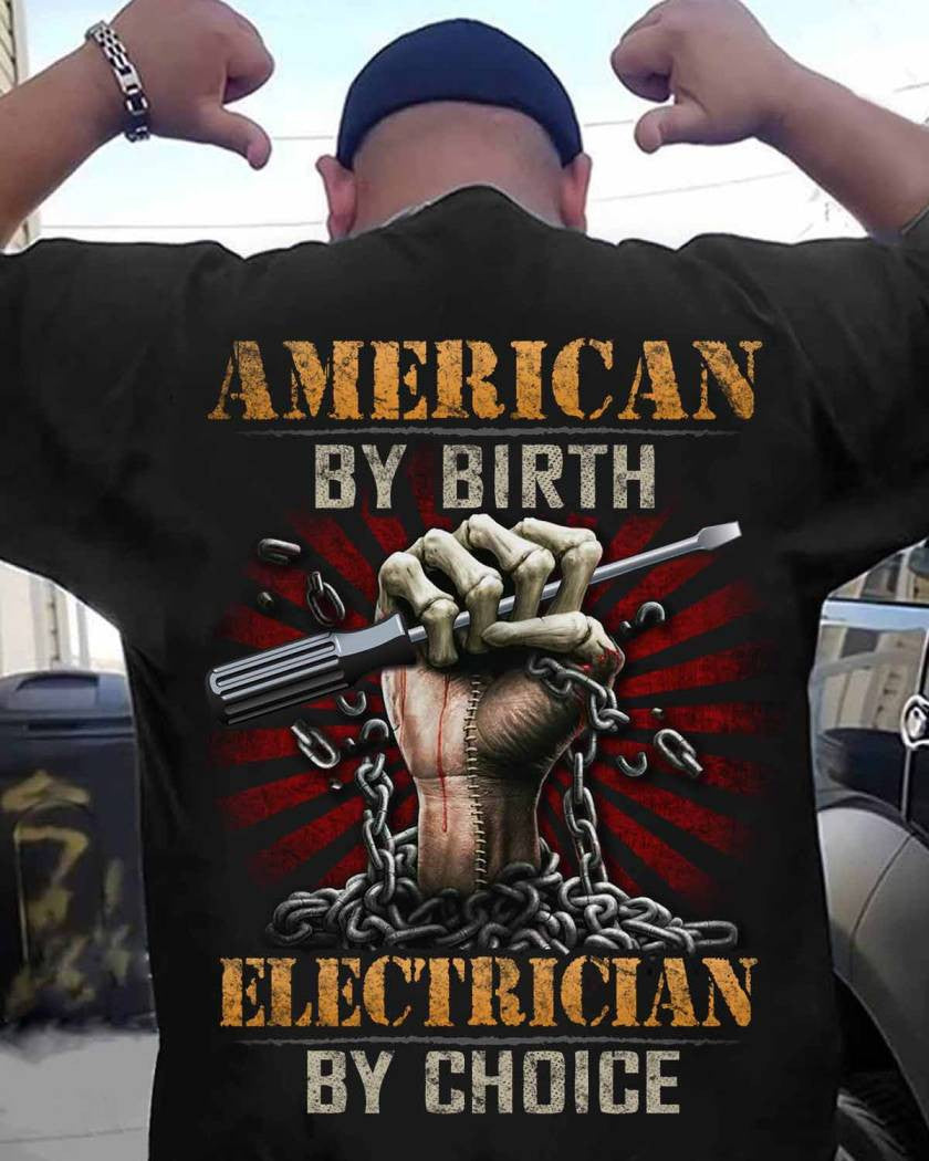 Awesome Electrician-T-shirt - grunx260804-0072