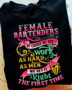 Awesome Female Bartenders-T-shirt - grunx260804-0113