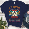 Awesome Dog Groomer the soul of an Angel-T-shirt - grunx260804-0037