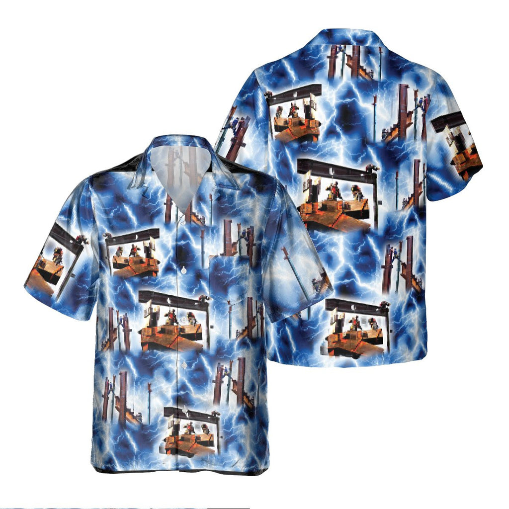 Awesome Ironworker- AOP Pocket Hawaiian Shirt - grunx260804-0265