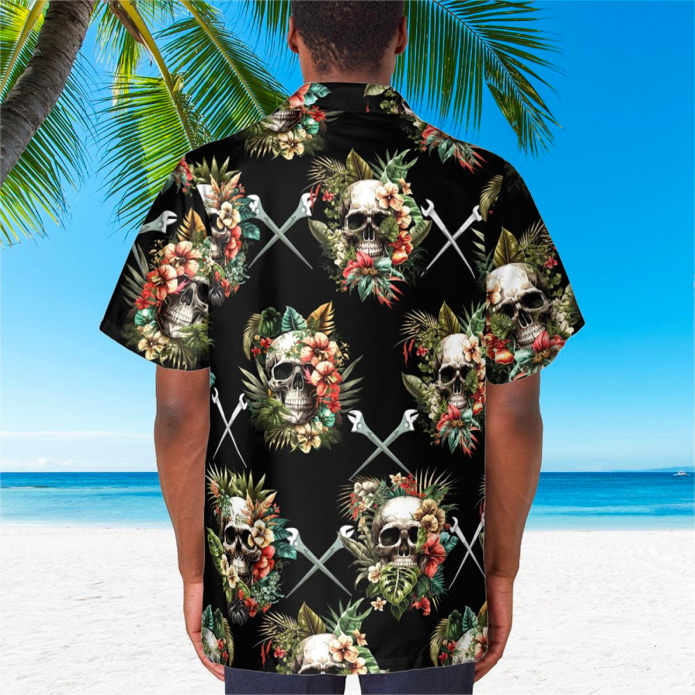 Awesome Ironworker- AOP Pocket Hawaiian Shirt - grunx260804-0277