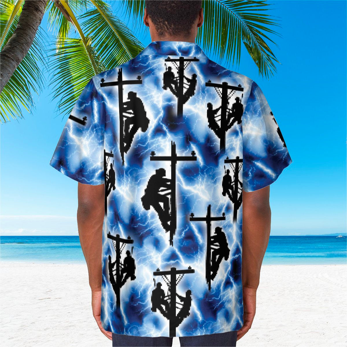 Awesome Lineman- AOP Pocket Hawaiian Shirt - grunx260804-0320
