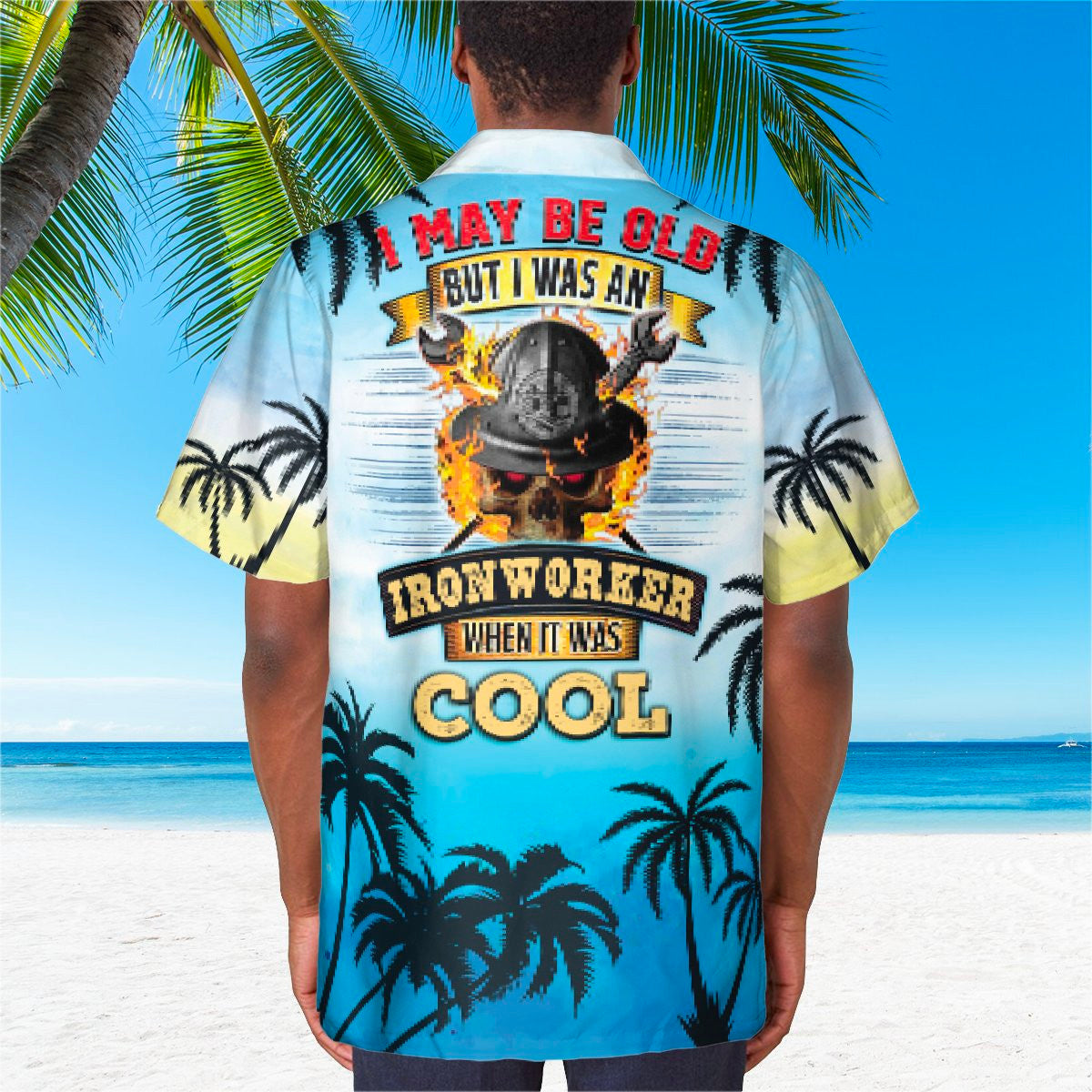 Awesome Ironworker- AOP Pocket Hawaiian Shirt - grunx260804-0282