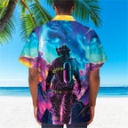 Awesome Firefighter- AOP Pocket Hawaiian Shirt - grunx260804-0120