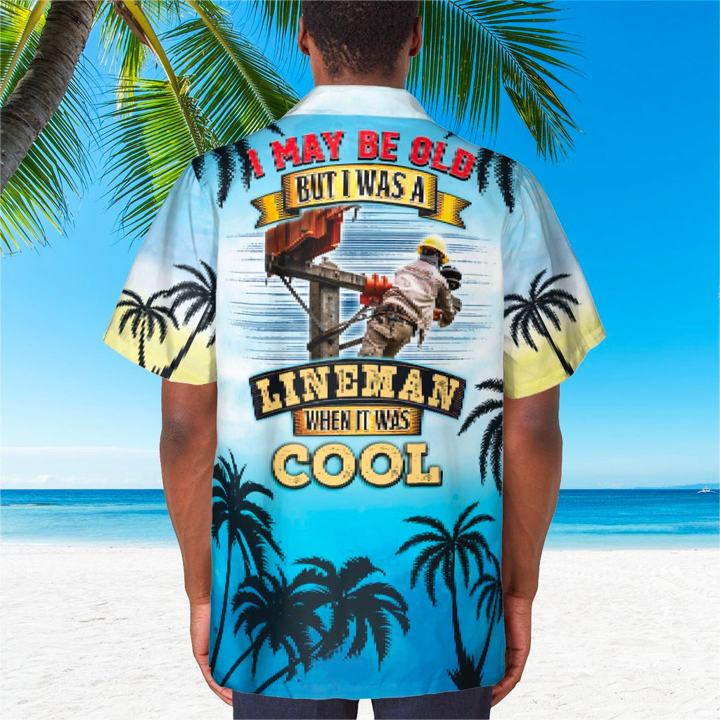 Awesome Lineman- AOP Pocket Hawaiian Shirt - grunx260804-0333
