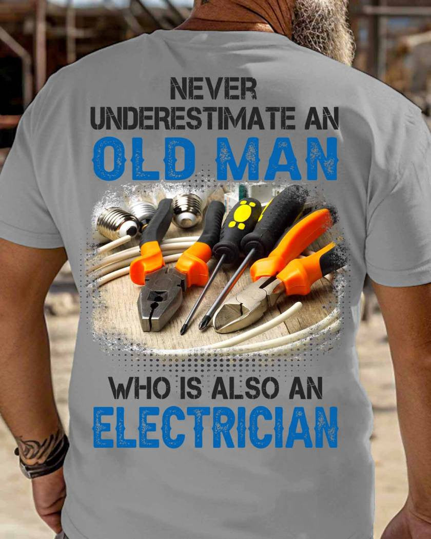 Awesome Electrician-T-shirt - grunx260804-0078