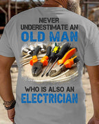 Awesome Electrician-T-shirt - grunx260804-0078