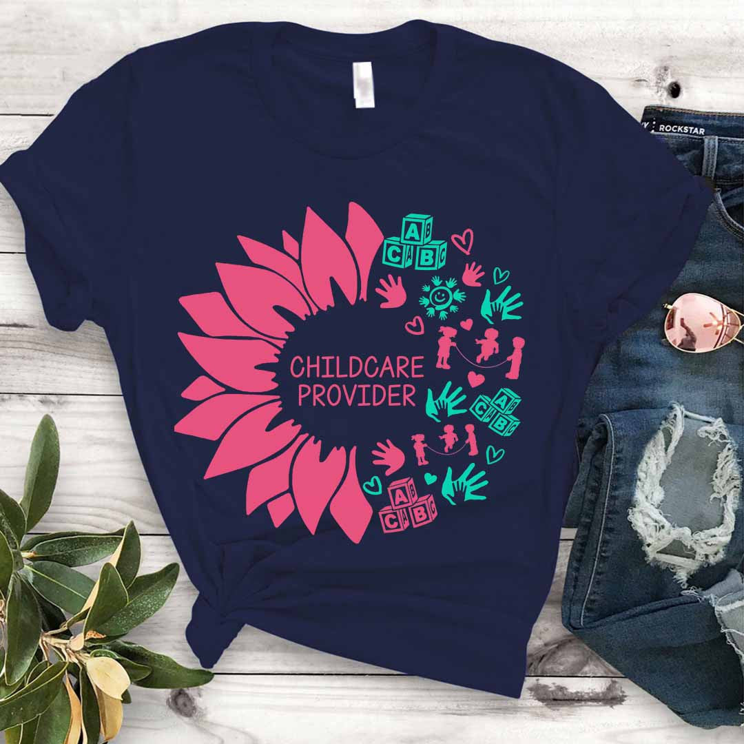 Awesome Childcare Provider-T-shirt-F210824SUFLOG9FCHPRZ4