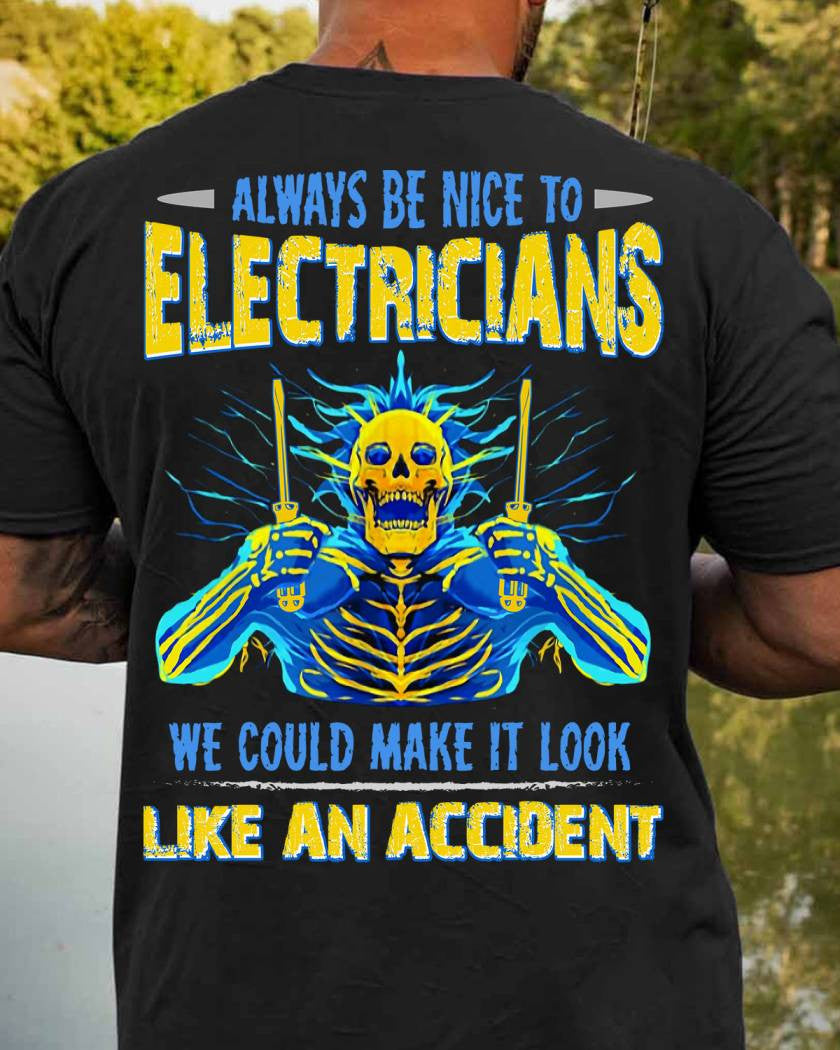 Awesome Electricians-T-shirt - grunx260804-0089